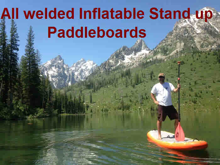 All welded Inflatable Stand Up Paddle Boards by Jack's Plastic Welding Inc-made in the USA