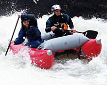 inflatable boat - culebra frameless paddle cataraft